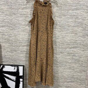Who What Wear Leopard Print Super Sexy & Sleek Sleeveless Maxi Dress – Size M
